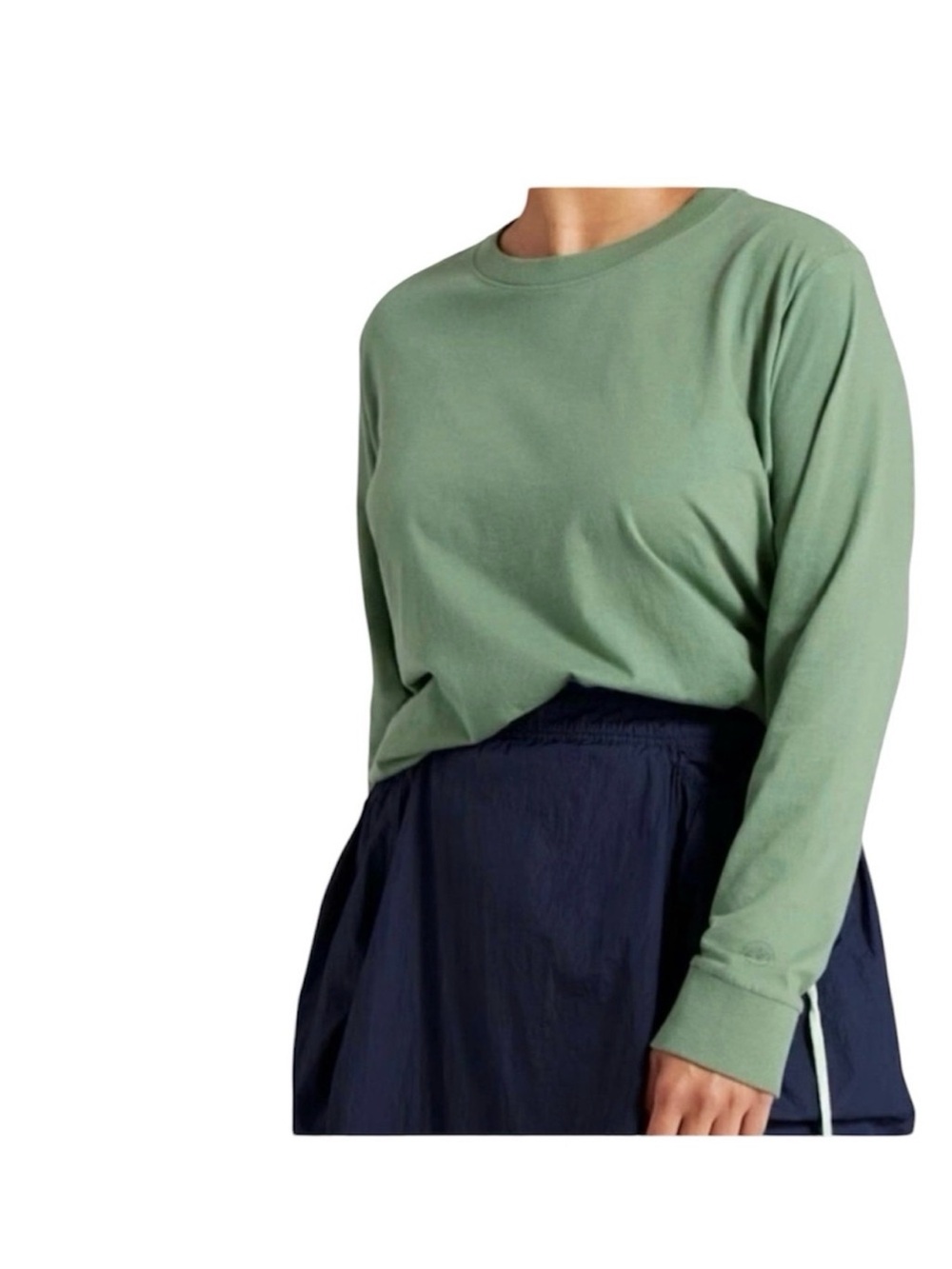 Allbirds Women's organic cotton hazy cargo long sleeve tee - medium